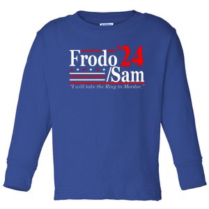 Frodo Sam 2024 Funny Movie Quote Toddler Long Sleeve Shirt