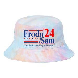 Frodo Sam 2024 I Will Take The Ring To Mordor Funny Tie Dye Newport Bucket Hat