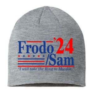 Frodo Sam 2024 I Will Take The Ring To Mordor Funny Sustainable Beanie