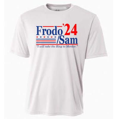 Frodo Sam 2024 I Will Take The Ring To Mordor Funny Cooling Performance Crew T-Shirt