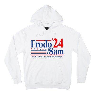 Frodo Sam 2024 I Will Take The Ring To Mordor Funny Hoodie