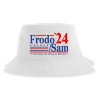 Frodo Sam 2024 I Will Take The Ring To Mordor Funny Sustainable Bucket Hat