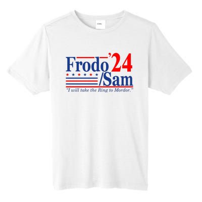 Frodo Sam 2024 I Will Take The Ring To Mordor Funny Tall Fusion ChromaSoft Performance T-Shirt