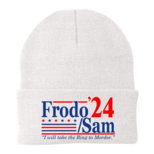 Frodo Sam 2024 I Will Take The Ring To Mordor Funny Knit Cap Winter Beanie