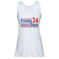 Frodo Sam 2024 I Will Take The Ring To Mordor Funny Ladies Essential Flowy Tank