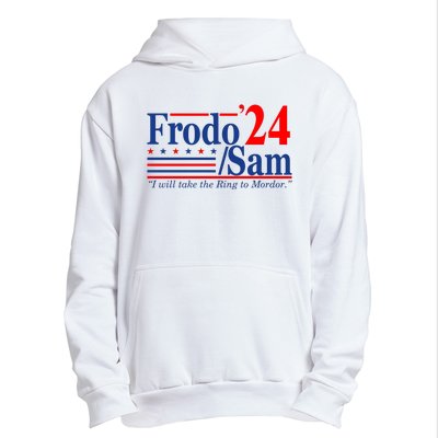 Frodo Sam 2024 I Will Take The Ring To Mordor Funny Urban Pullover Hoodie