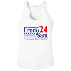 Frodo Sam 2024 I Will Take The Ring To Mordor Funny Ladies PosiCharge Competitor Racerback Tank