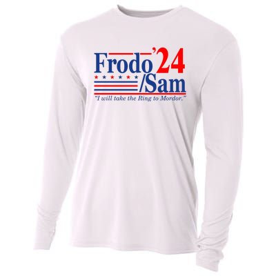 Frodo Sam 2024 I Will Take The Ring To Mordor Funny Cooling Performance Long Sleeve Crew