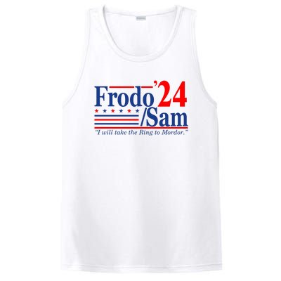 Frodo Sam 2024 I Will Take The Ring To Mordor Funny PosiCharge Competitor Tank