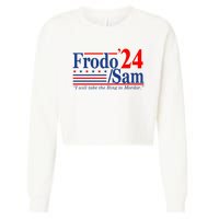 Frodo Sam 2024 I Will Take The Ring To Mordor Funny Cropped Pullover Crew