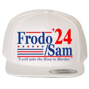 Frodo Sam 2024 I Will Take The Ring To Mordor Funny Wool Snapback Cap