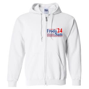 Frodo Sam 2024 I Will Take The Ring To Mordor Funny Full Zip Hoodie