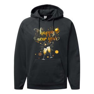 Fireworks Supplies 2025 New Years Eve Party Happy New Year Gift Performance Fleece Hoodie