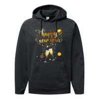 Fireworks Supplies 2025 New Years Eve Party Happy New Year Gift Performance Fleece Hoodie