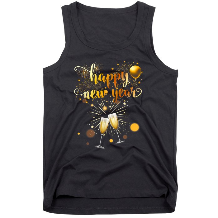 Fireworks Supplies 2025 New Years Eve Party Happy New Year Gift Tank Top