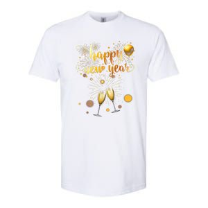 Fireworks Supplies 2025 New Years Eve Party Happy New Year Gift Softstyle CVC T-Shirt