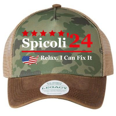 Funny Spicoli 24, Spicoli 2024 Relax I Can Fix It Legacy Tie Dye Trucker Hat