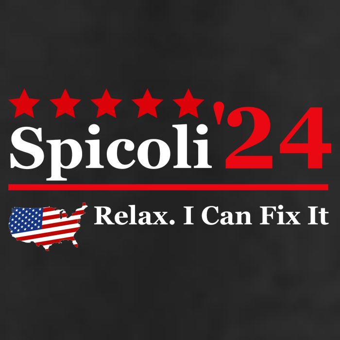 Funny Spicoli 24, Spicoli 2024 Relax I Can Fix It Garment-Dyed Fleece Hoodie