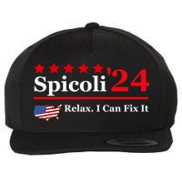 Funny Spicoli 24, Spicoli 2024 Relax I Can Fix It Wool Snapback Cap