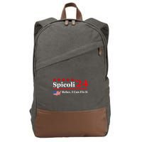 Funny Spicoli 24, Spicoli 2024 Relax I Can Fix It Cotton Canvas Backpack