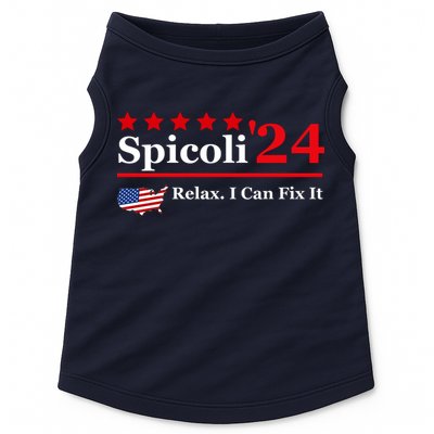 Funny Spicoli 24, Spicoli 2024 Relax I Can Fix It Doggie Tank