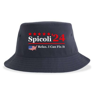 Funny Spicoli 24, Spicoli 2024 Relax I Can Fix It Sustainable Bucket Hat