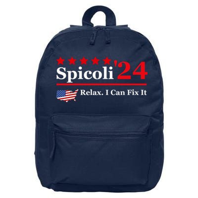 Funny Spicoli 24, Spicoli 2024 Relax I Can Fix It 16 in Basic Backpack