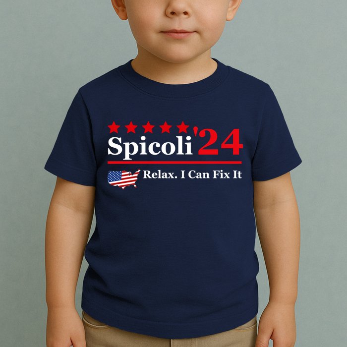 Funny Spicoli 24, Spicoli 2024 Relax I Can Fix It Toddler T-Shirt