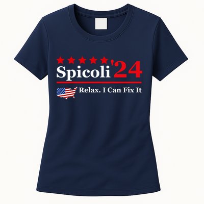 Funny Spicoli 24, Spicoli 2024 Relax I Can Fix It Womens T-Shirt