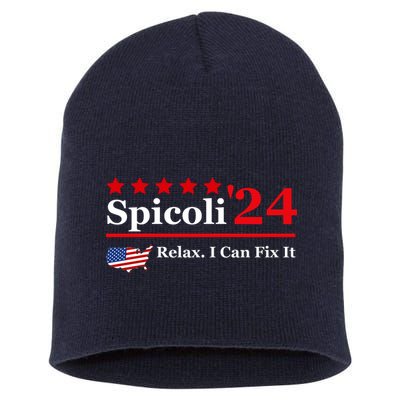 Funny Spicoli 24, Spicoli 2024 Relax I Can Fix It Short Acrylic Beanie