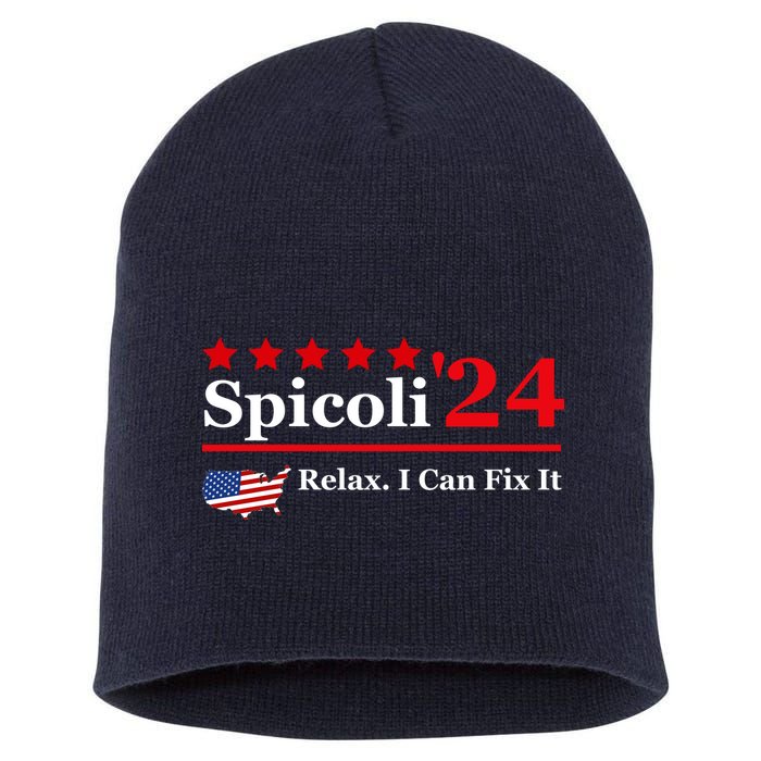 Funny Spicoli 24, Spicoli 2024 Relax I Can Fix It Short Acrylic Beanie