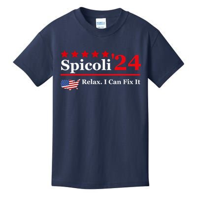 Funny Spicoli 24, Spicoli 2024 Relax I Can Fix It Kids T-Shirt