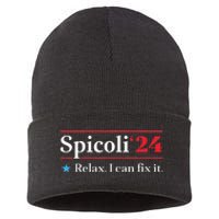 Funny Spicoli 24, Spicoli 2024 Relax I Can Fix It Vintage Sustainable Knit Beanie