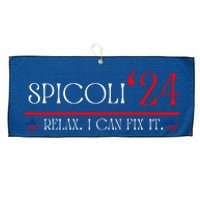 Funny Spicoli 2024, Spicoli 24 Relax I Can Fix It. Meme Large Microfiber Waffle Golf Towel