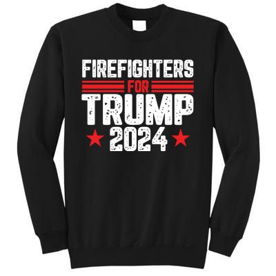 Firefighters Support 2024 Political Theme Sweatshirt