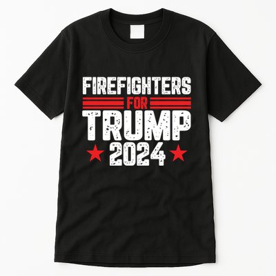 Firefighters Support 2024 Political Theme Tall T-Shirt