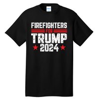 Firefighters Support 2024 Political Theme Tall T-Shirt