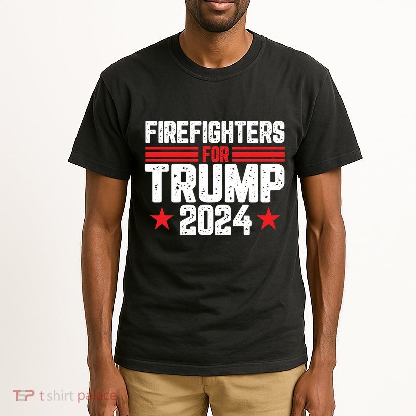 Firefighters Support 2024 Political Theme Tall T-Shirt