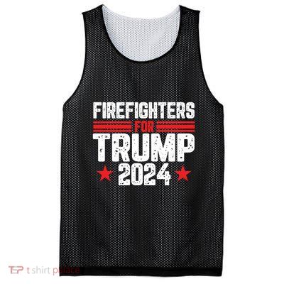 Firefighters Support 2024 Political Theme Mesh Reversible Basketball Jersey Tank