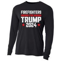 Firefighters Support 2024 Political Theme Cooling Performance Long Sleeve Crew