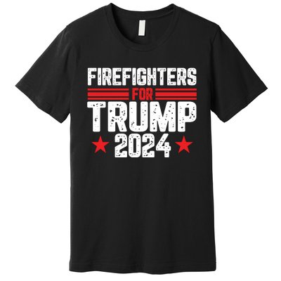 Firefighters Support 2024 Political Theme Premium T-Shirt