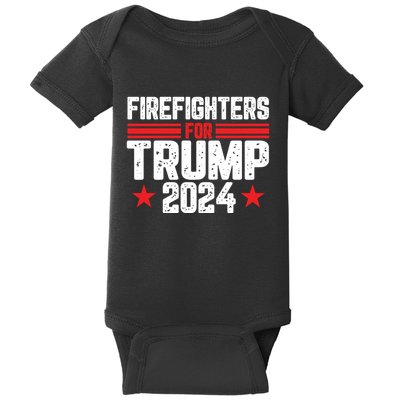 Firefighters Support 2024 Political Theme Baby Bodysuit