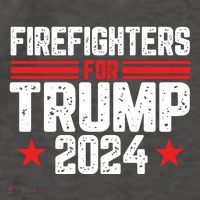 Firefighters Support 2024 Political Theme Vector Backpack