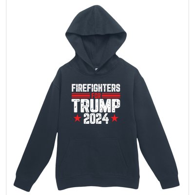 Firefighters Support 2024 Political Theme Urban Pullover Hoodie