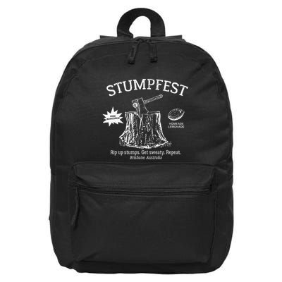 Funny Stumpfest 2023 Brisbane Get Sweaty 16 in Basic Backpack