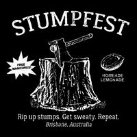 Funny Stumpfest 2023 Brisbane Get Sweaty 16 in Basic Backpack