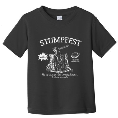 Funny Stumpfest 2023 Brisbane Get Sweaty Toddler T-Shirt