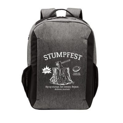 Funny Stumpfest 2023 Brisbane Get Sweaty Vector Backpack