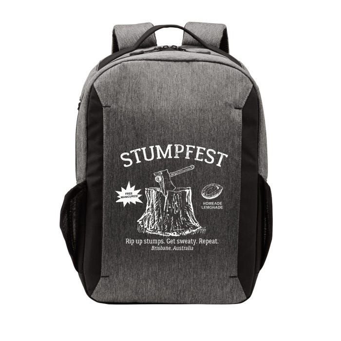 Funny Stumpfest 2023 Brisbane Get Sweaty Vector Backpack