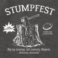 Funny Stumpfest 2023 Brisbane Get Sweaty Vector Backpack